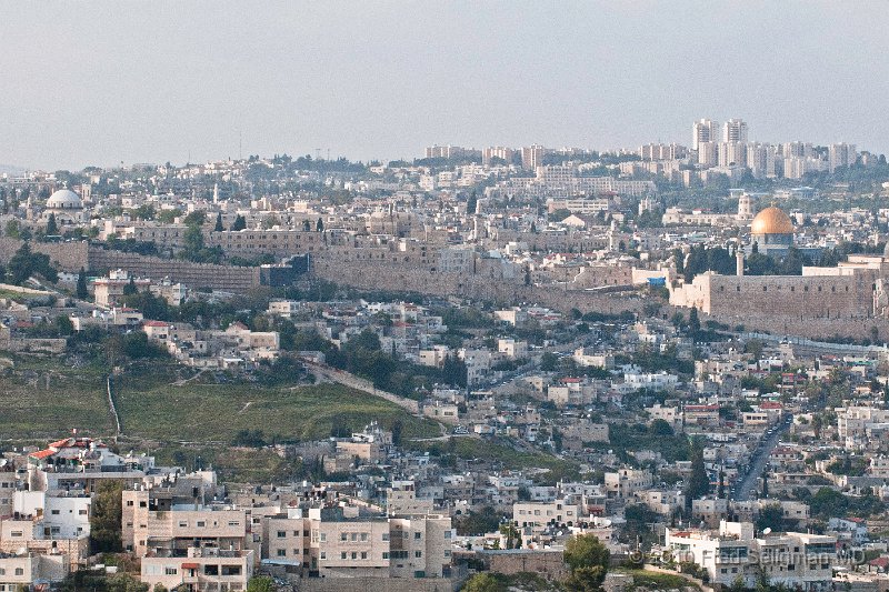 20100407_173523 D300.jpg - View of Jerusalem from Yaldi Israel Garden